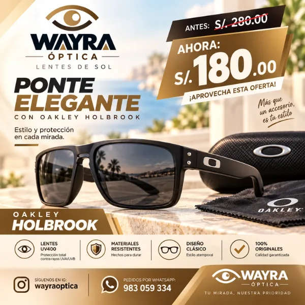 Lentes de descanso y medida de Wayra Óptica