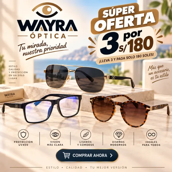 Modelos de lentes de Wayra Óptica